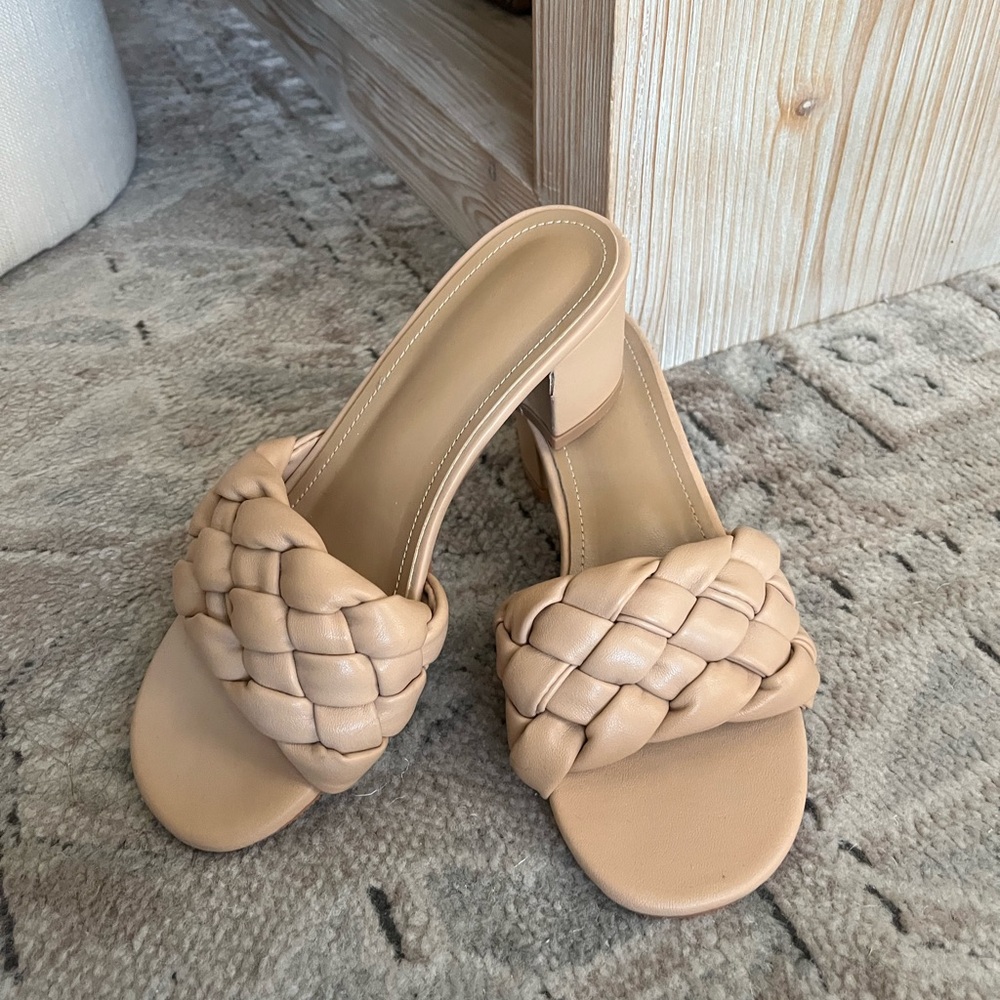 Tan Braided Women's Sandals